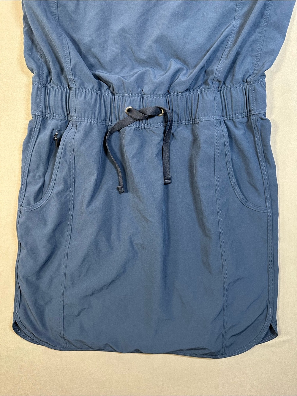 Patagonia Fleetwith Dress, Mini, Sleeveless, Criss-Cross Back, Navy  - Womens XS - Picture 7 of 13
